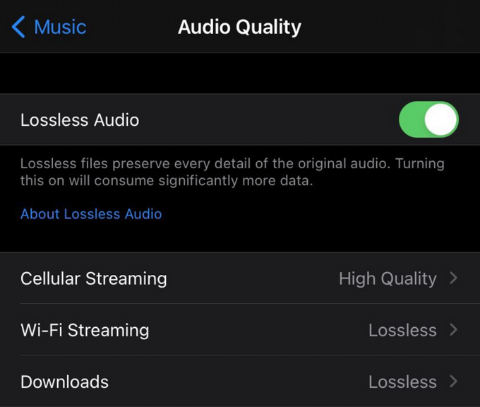 В Apple Music появилась поддержка Lossless и Dolby Atmos