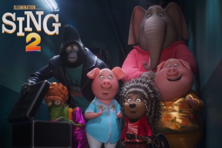 Первый трейлер полнометражного мультфильма Sing 2 / «Співай 2», который продолжает историю поющих антропоморфных зверей [премьера — 22 декабря 2021 года]
