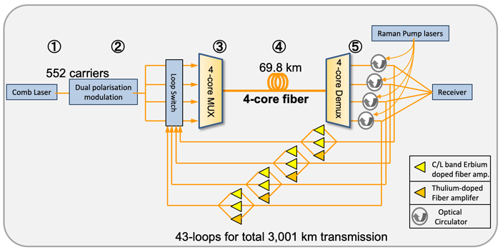 Япония установила рекорд скорости передачи данных через четырехжильный кабель — 319 Тбит/с