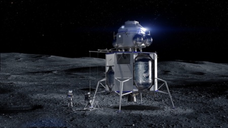 Джефф Безос предложил NASA скидку в $2 млрд в обмен на участие посадочного модуля Blue Origin в лунном проекте «Артемида»