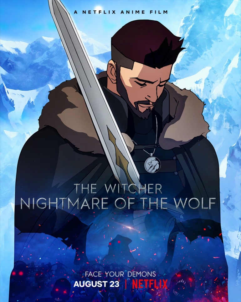 Вышел первый полноценный трейлер полнометражного мультфильма «The Witcher: Nightmare of the Wolf», премьера состоится на Netflix 23 августа 2021 года