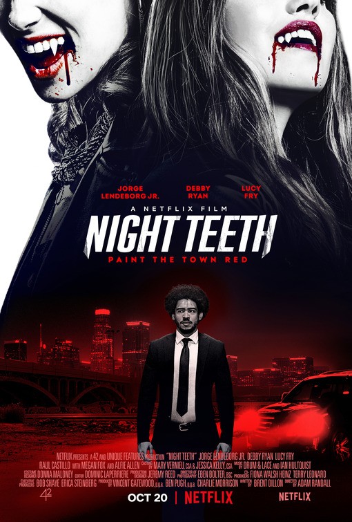 Netflix снял вампирский боевик Night Teeth / "Клыки ночи" с Дебби Райан, Алфи Алленом и Меган Фокс [трейлер]
