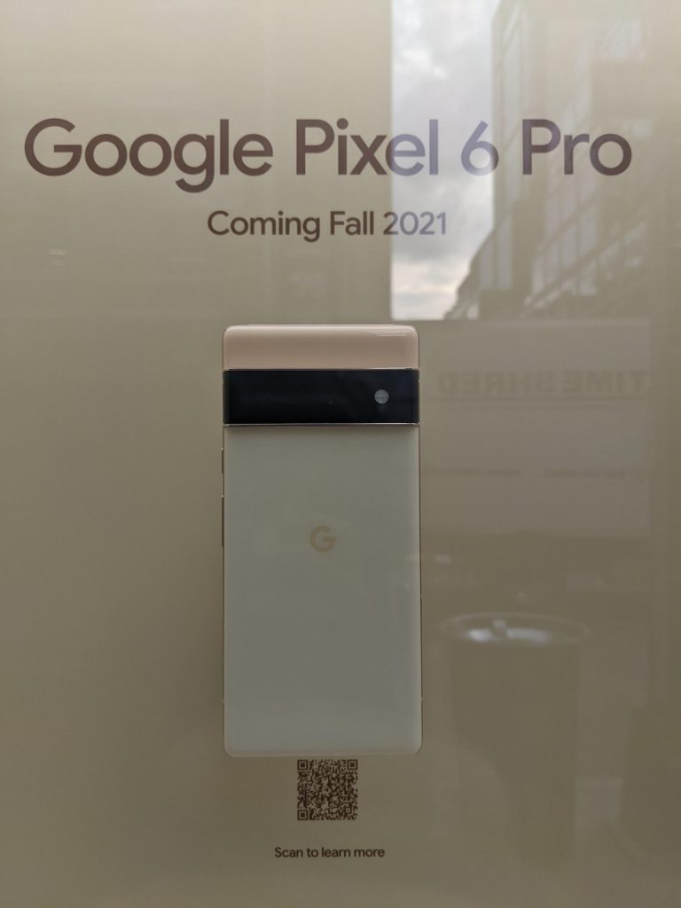 Google начала демонстрировать Pixel 6 в своем магазине в Нью-Йорке