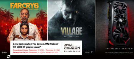 AMD дарує Far Cry 6 та Resident Evil Village при купівлі відеокарти Radeon RX 6900 XT ( ͡° ͜ʖ ͡°)