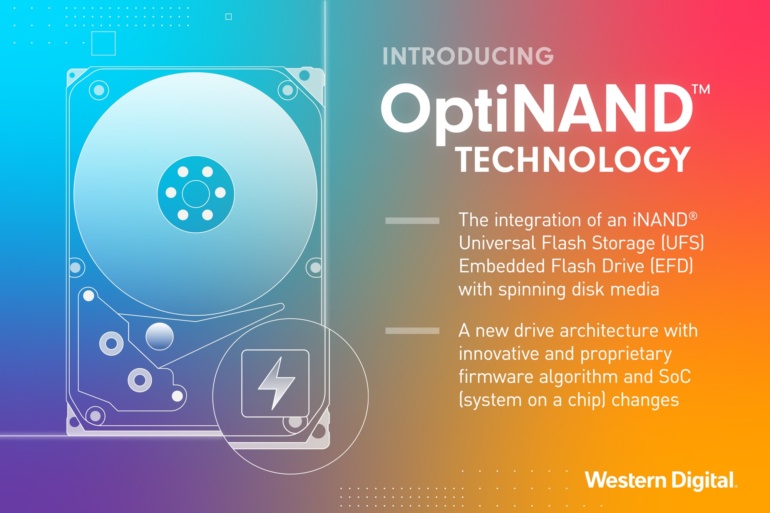 Western Digital представила OptiNAND - новую архитектуру жестких дисков с поддержкой флеш-памяти