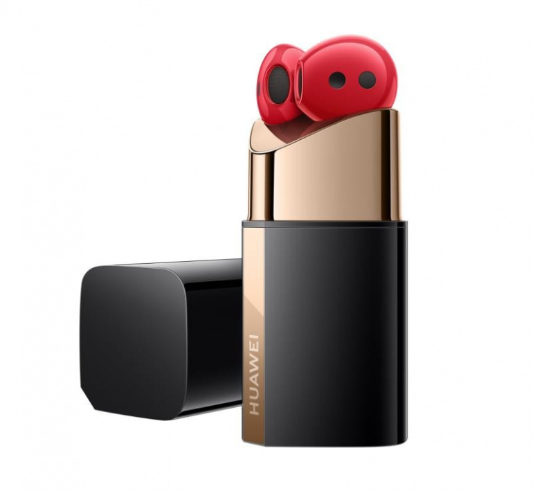 Huawei создала фэшн-наушники FreeBuds Lipstick с кейсом в классическом дизайне губной помады и ценником €249