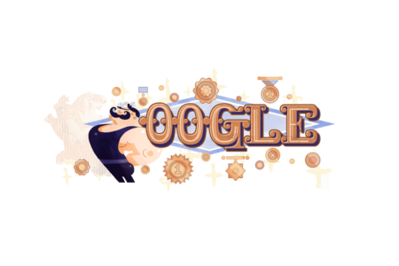 Google присвятив сьогоднішній дудл 150-річчю від дня народження українського силача Івана Піддубного