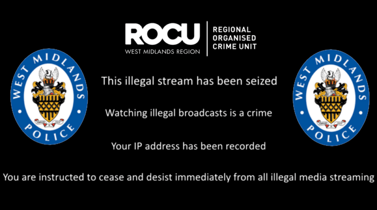 В Великобритании закрыли крупнейшую пиратскую IPTV-сеть, после чего полиция отправила всем ее клиентам сообщения о незаконном доступе к контенту