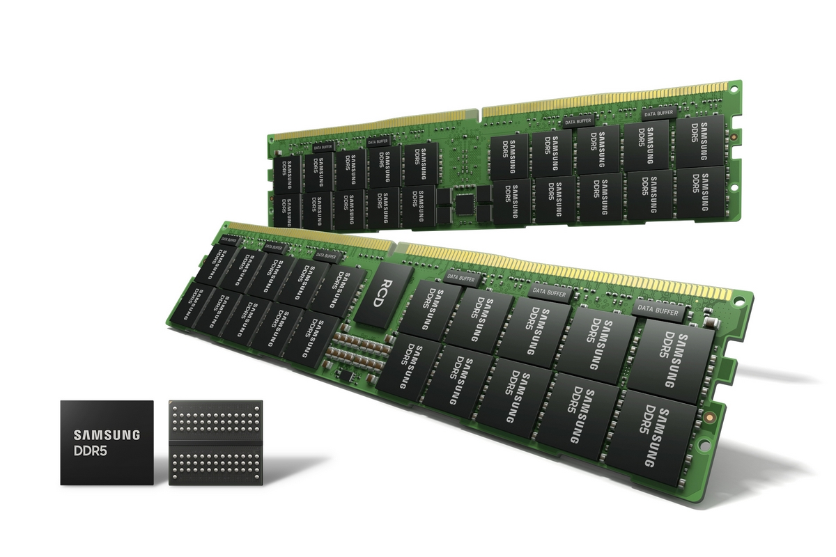Samsung начала массовый выпуск памяти DDR5 — по техпроцессу 14-нм с использованием EUV-литографии