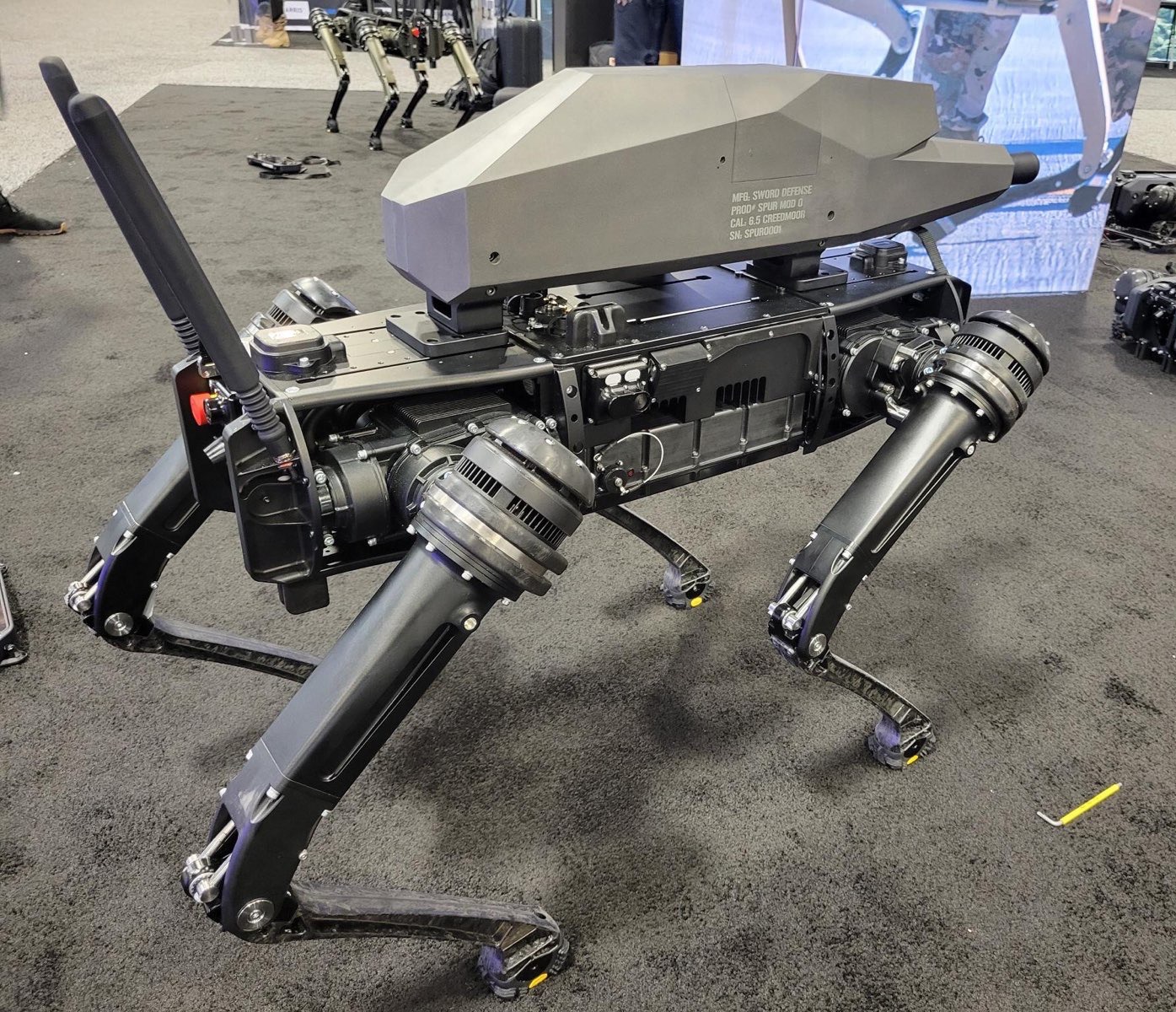 Ghost Robotics equips Vision 60 four-legged robot with an automatic rifle
