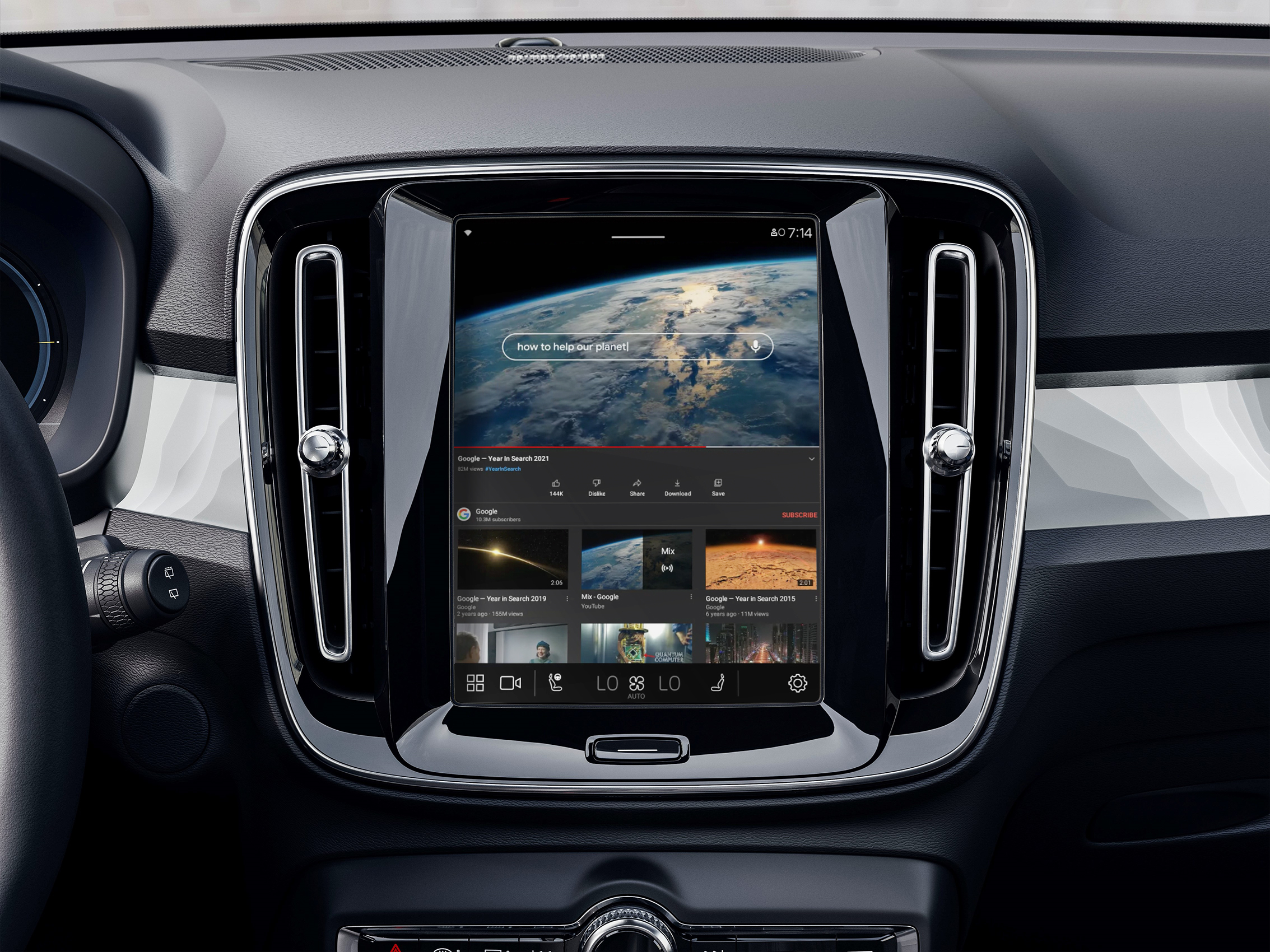 Volvo первой запустит прямую интеграцию с устройствами Google Assistant, а также добавит авто поддержку YouTube