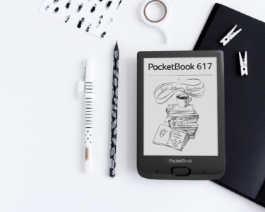 В Украине стартуют продажи нового бюджетного ридера PocketBook 617 с экраном E Ink Carta и подсветкой SMARTlight по цене 3799 грн