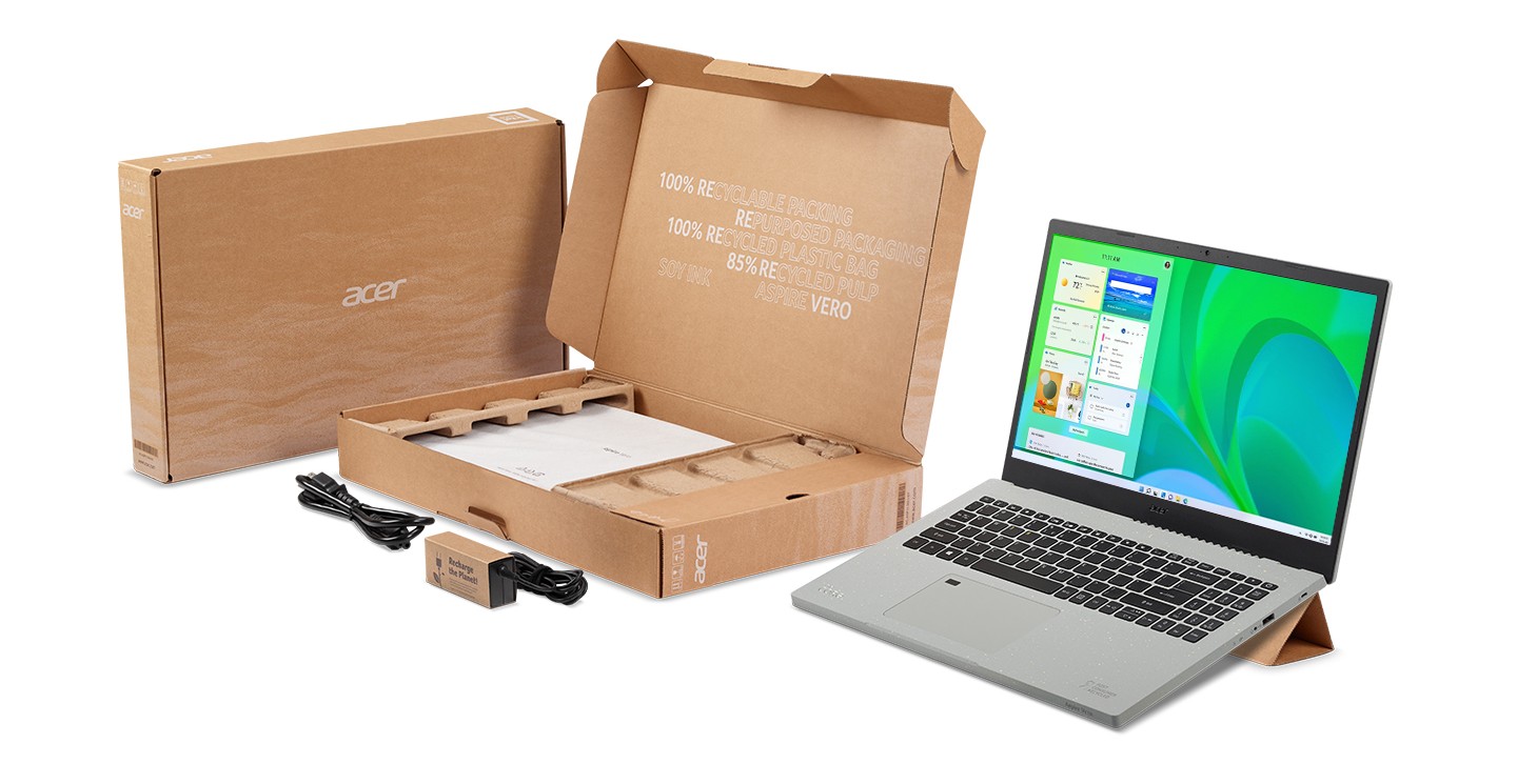 В Україні з’явилися ноутбуки Acer Aspire Vero з переробленого пластику за ціною від 24 тис. грн