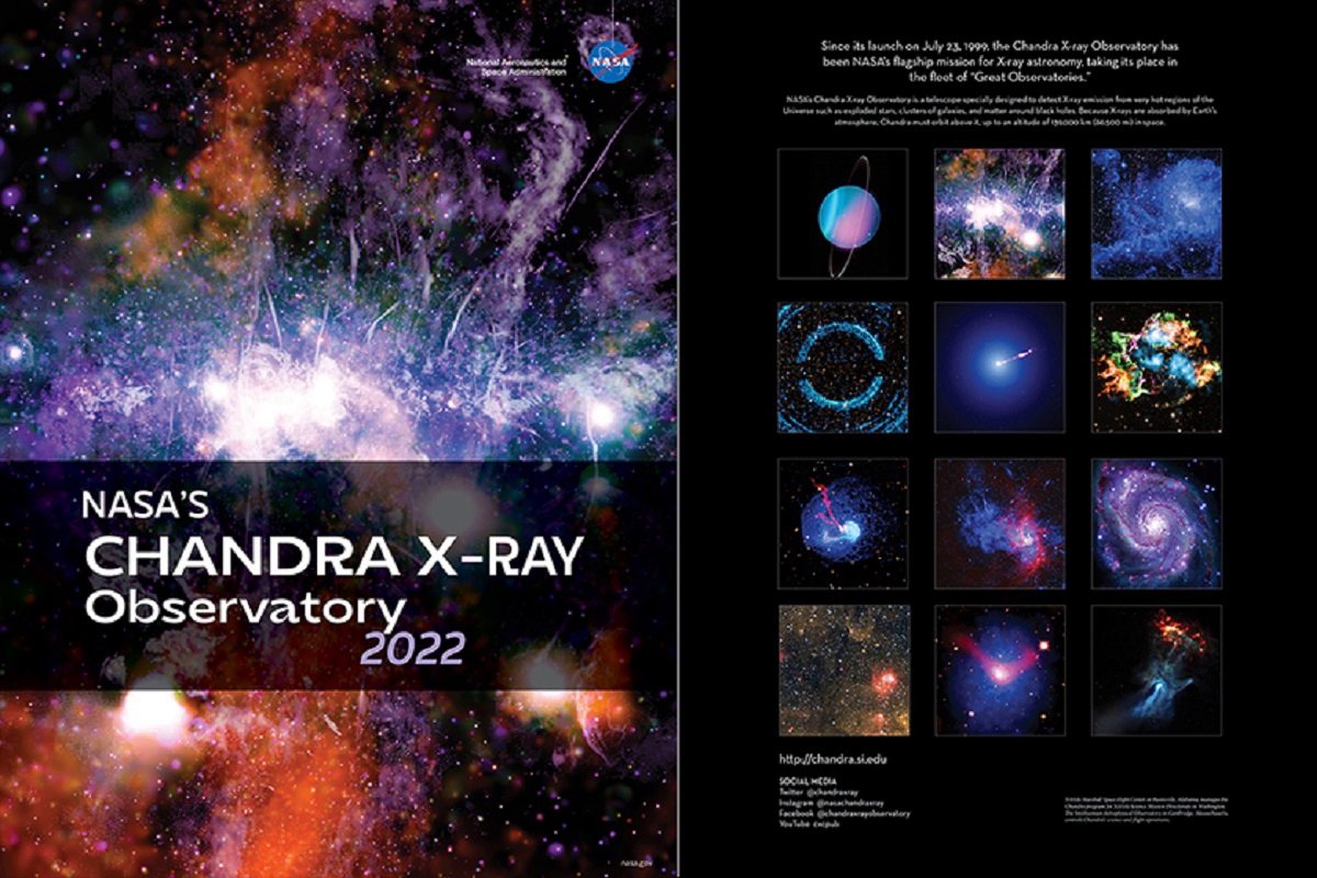Лучшие снимки телескопа «Чандра» оформили в календарь на 2022 год: их можно скачать или распечатать - ITC.ua