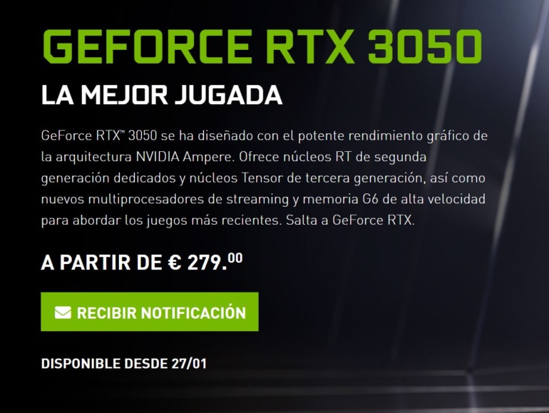 NVIDIA показала, что грядущая видеокарта GeForce RTX 3050 «бесконечно» производительнее в трассировке лучей, чем модели серии GTX
