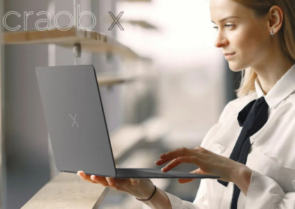 Craob X – ноутбук толщиной 7 мм, без каких-либо разъёмов и с вырезом в дисплее