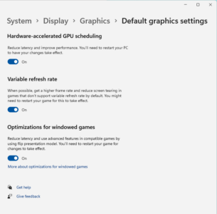 В Windows 11 появится оптимизация для игр в окне и Auto HDR