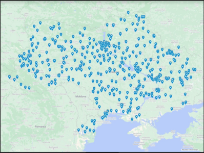 Актуальна мапа аптек, які працюють по всій Україні в умовах воєнного стану