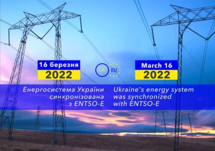 «Энергетический безвиз». Украинская энергетическая система синхронизировалась с энергосетью континентальной Европы ENTSO-E на год раньше запланированного