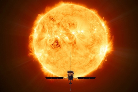 Зонд Solar Orbiter сделал историческое фото Солнца — с самого близкого расстояния (75 млн км)