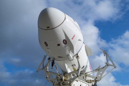 Ракета SpaceX Falcon 9 и капсула Crew-4 добрались до стартовой площадки. Запус запланирован на 23 апреля
