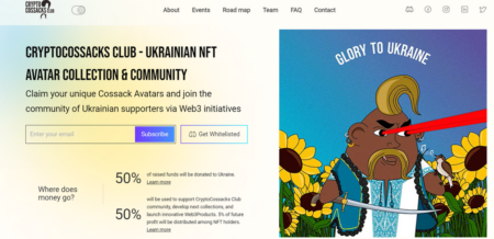 Украинцы создали «крипто-козацтво» — коллекцию NFT-аватаров Crypto Cossacks Club. Половину прибыли обещают пожертвовать фондам «Повернись живим» и «Фонду Сергія Притули»