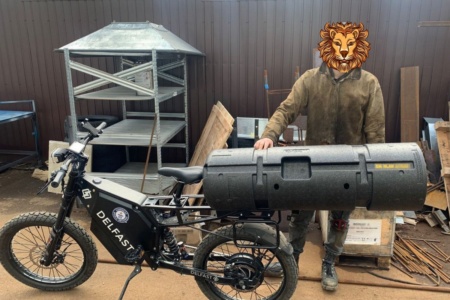Not only ELEEK - Ukrainian Delfast electric bikes are also used by the military on the front lines