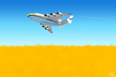 Віртуальний тур літаком Ан-225 «Мрія», який знищили російські окупанти у Гостомелі