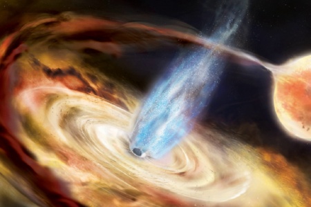 NASA показало захватывающую визуализацию 22 самых необычных черных дыр нашей галактики