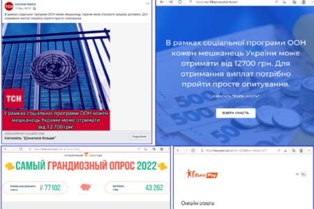 Under the guise of financial assistance from the UN, cyber scammers steal bank card data of Ukrainians