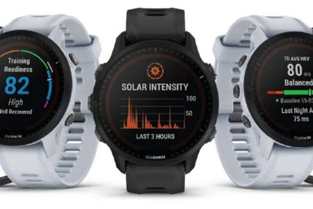 New Garmin watches: Forerunner 255 and Forerunner 955 get a "racing" widget, multi-band GPS and other innovations. For the "older" model, an option with a solar panel is available