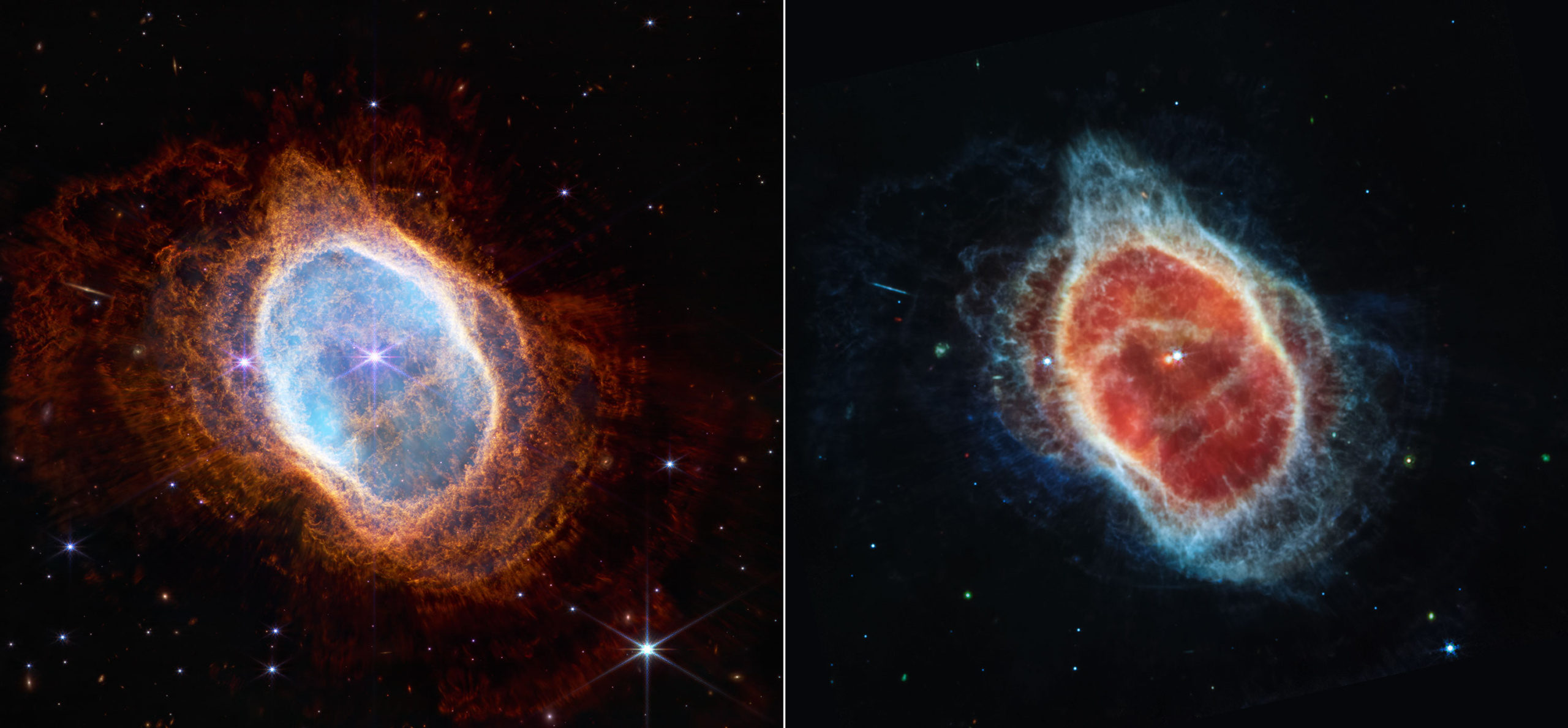 Галактики, туманности, планеты – NASA опубликовало новые цветные снимки, полученные с помощью космического телескопа «Джеймс Уэбб»