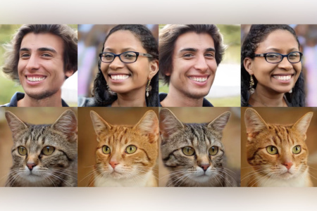 NVIDIA создала нейронную сеть, способную создавать 2D изображения людей и котов, а затем трансформировать их в 3D объекты