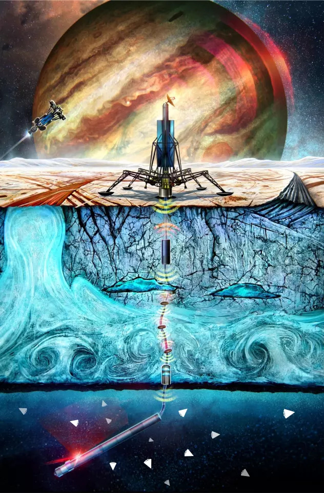 NASA is working on a swarm of floating microrobots - they will explore the ocean on the moon of Jupiter and the underwater worlds of other planets