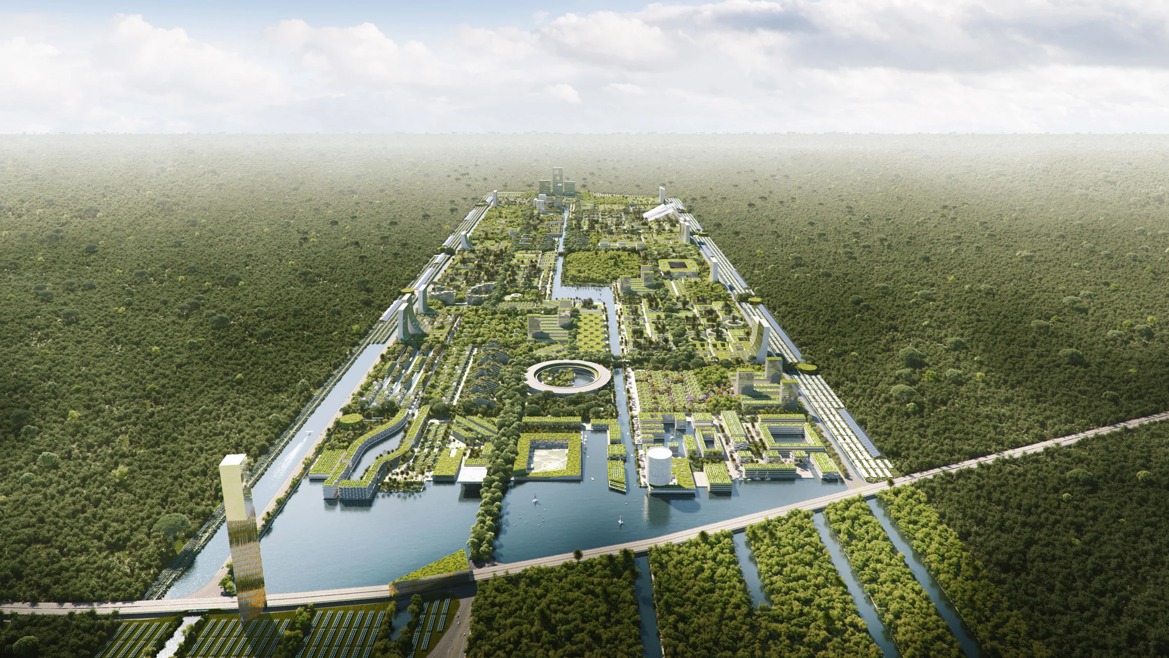 В следующие 10 лет по всему миру планируют построить 10 футуристических городов