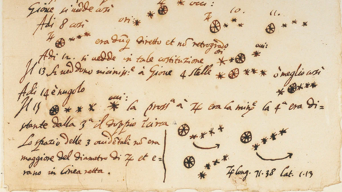 Рукопис Галілео Галілея, що належить Мічиганському університету, виявився підробкою