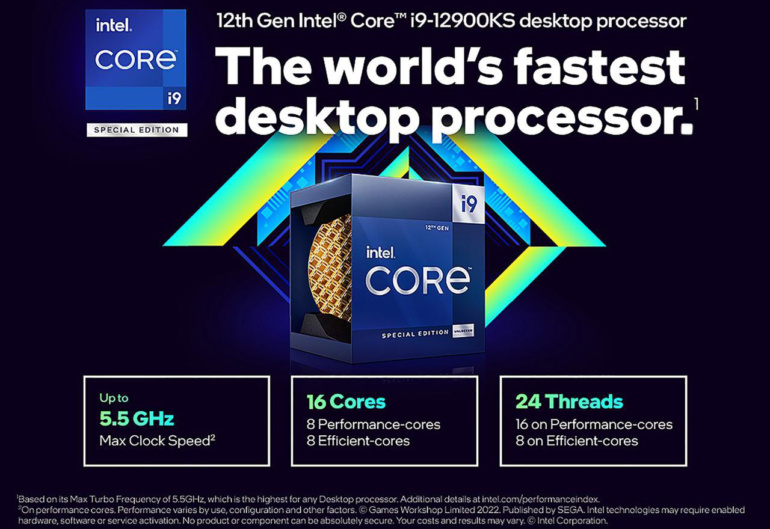 Процесор Intel Core i9-12900KS: найвища продуктивність в іграх