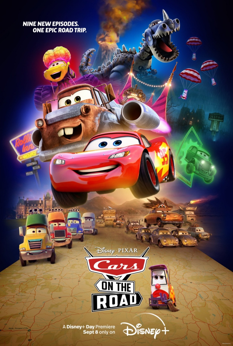 Pixar опубликовал трейлер мультсериала «Тачки в дороге» / Cars on the Road для платформы Disney+