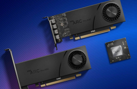 Intel представила видеокарты Arc Pro для настольных и мобильных рабочих станций