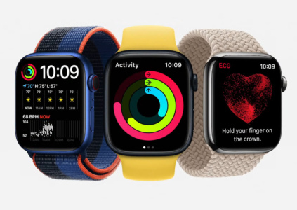 Apple анонсувала смартгодинник Watch Series 8 — з вбудованим термометром, розпізнаванням ДТП та функціями жіночого здоров’я