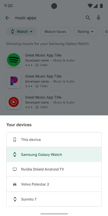 У Google Play Store покращено роботу із застосунками для різних типів пристроїв і з'явилася віддалена установка застосунків