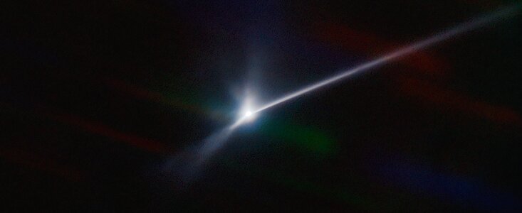 Столкновение 550-килограммового зонда NASA DART с астероидом Диморфос оставило след длиною почти 10 тысяч километров