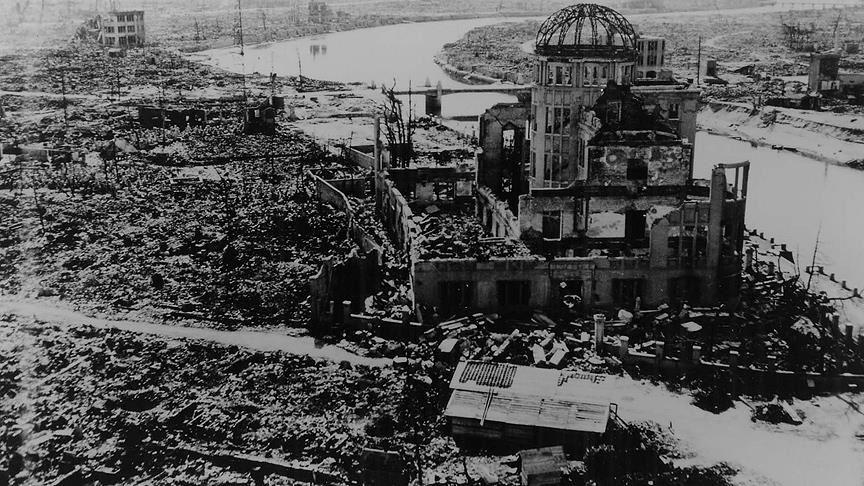Физические разрушения после ядерного взрыва в Хиросиме
