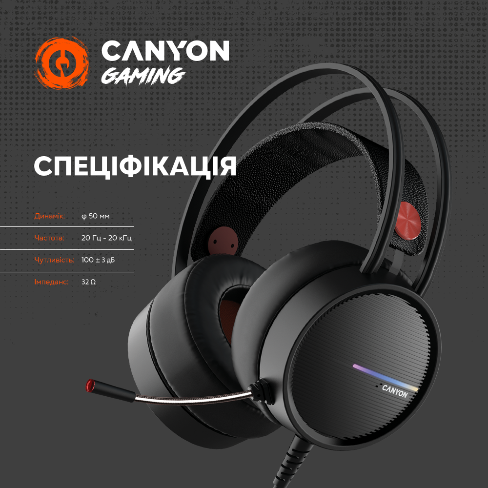 360-degree sound stage and stylish design: Canyon introduced a stereo headset for gamers