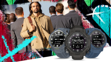 Garmin Instinct Crossover — защищенные смарт-часы с умными механическими стрелками, которые не закрывают цифровой экран