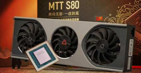 Тесты китайской видеокарты Moore Threads MTT S80 — ненужный PCIe 5.0 x16, ограниченная поддержка игр и 114,6 Вт в режиме ожидания