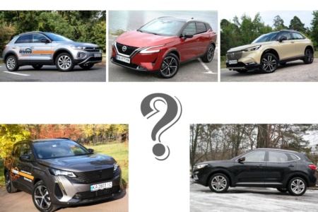 Гид покупателя: ТОП-5 автомобилей С-SUV – сравниваем Honda HR-V, MG HS, Nissan Qashqai, Peugeot 3008, Volkswagen T-Roc