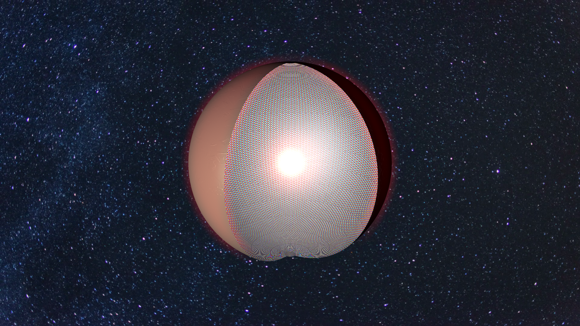 Illustration of a Dyson sphere