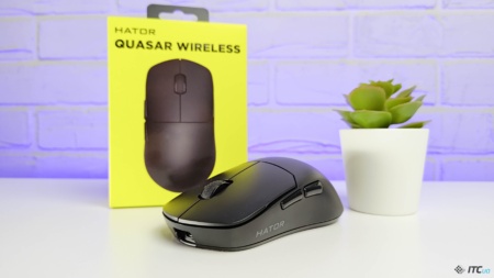 Огляд Hator Quasar Wireless: аскетична бездротова мишка для геймерів від українського виробника