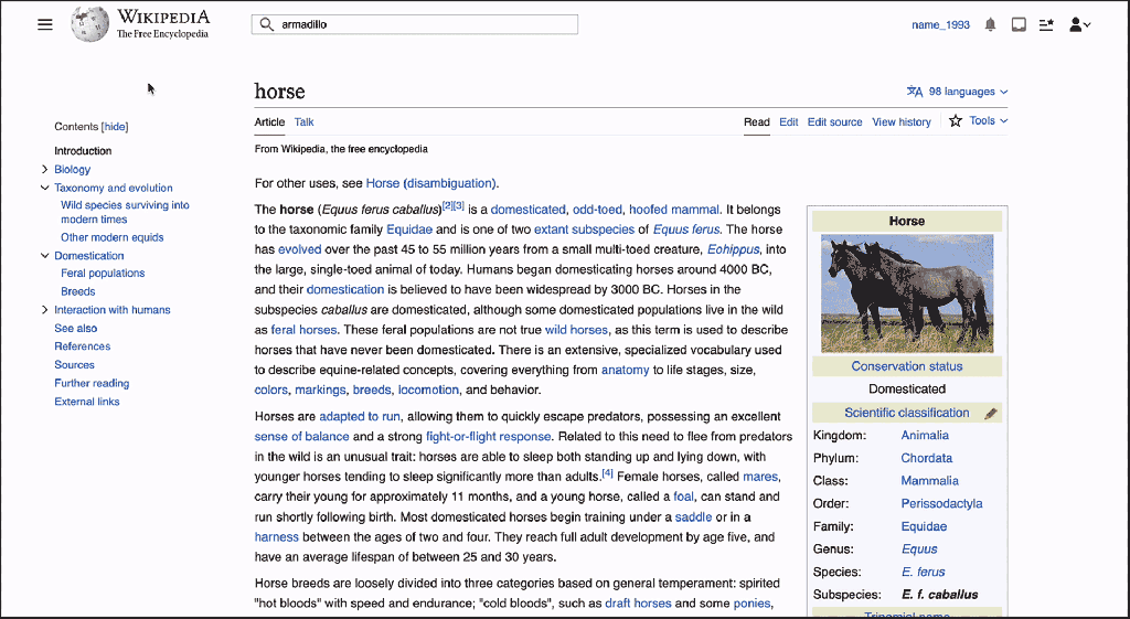 Wikipedia updated the interface for the first time in 10 years.  The changes speed up the search, make it easier to change languages, and not everyone liked them